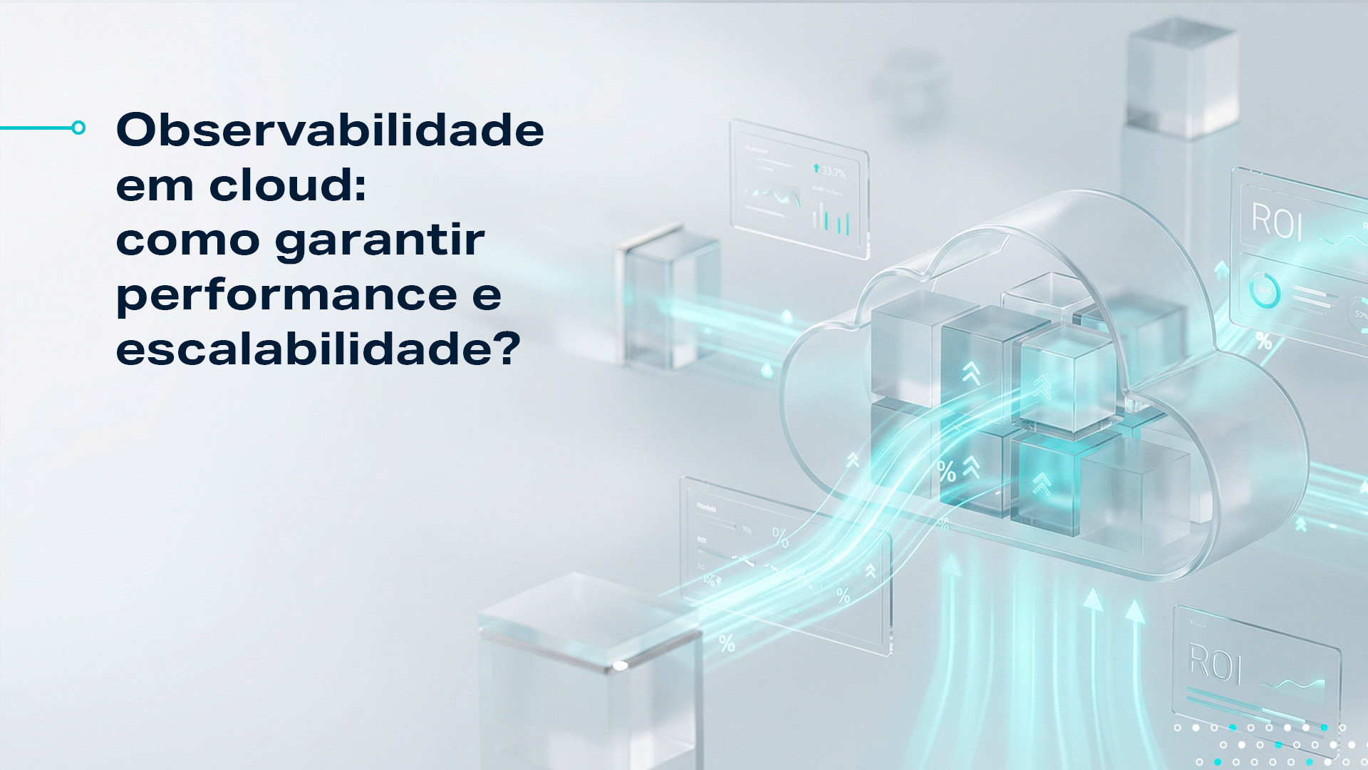 Observabilidade em cloud garante performance e escalabilidade, com métricas, logs e traces em ambientes modernos distribuídos.